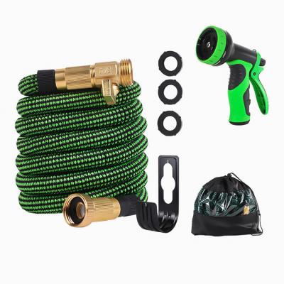 China Adjustable High Quality Light Weight Magic Rubber Hose Car Washing 50FT Expandable 100FT Garden Hose for sale