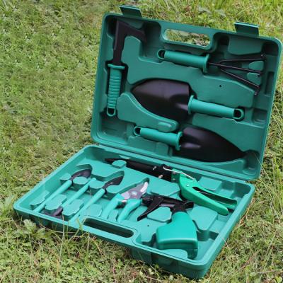 China Garden Planting Factory Dropshipping Hot Sales 10 Pcs Multifunctional Affordable Stainless Steel Garden Heavy Duty Tool Kit for sale