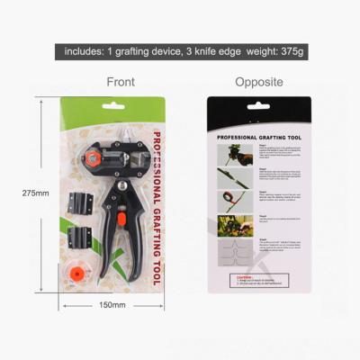 China 2021 Anti-Slip Handle Garden Grafting Pruning Cutter Tools Kit Plant Branch Fruit Tree Shears Scissors Grafting Pruner for sale