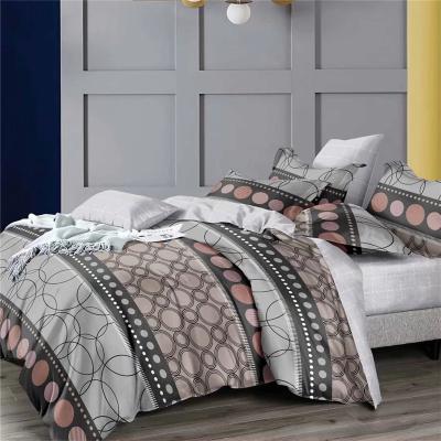 China New Anti-Pull Fashion 120gsm Polyester Bedding Set Flower Printed Bedding Set 3pcs Microfiber Bed Sheet Set for sale