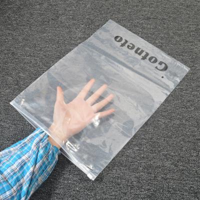 China Size Recyclable Custom Clear Clothing Packing Zipperbags Ziplock Ziplock Plastic Transparent Clothing Bag Sports Garment Bag Clothes Bags for sale