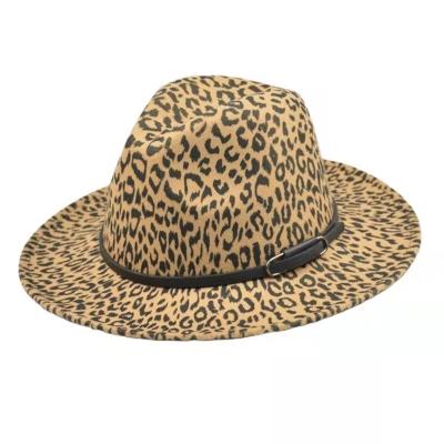 China Amazon Casual Hot Selling Wholesale Leopard Pattern Women Boys Winter Unisex Top Hats for sale