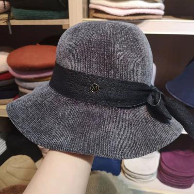 China Korean Fisherman Hat Wave Winter Autumn Spring Chenille Ladies Bucket Sunshade Style for sale