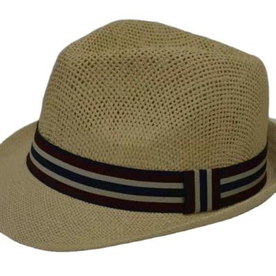 China Low MOQ Cavity Cheap Jazz Top Wholesale Cowboy Boys Straw Hat Character Designer for sale