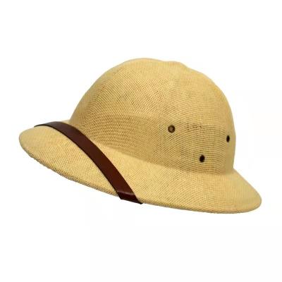 China Hot Sale Summer Man Women Unisex Character Ventilate Helmet Safety Straw Trucker Hat for sale