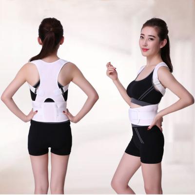 China Comfortable Adjustable Breathable Adjustable Posture Corrector Support Belt Back Work For Women Men Clavicle Brace for sale