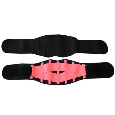 China Slim Adjustable Waist Support Belt Back Body Support Exercise Lumbar Back Belts Tie Slimming Belt Waist Trainer for sale