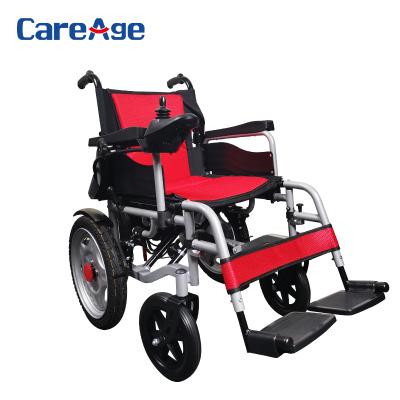 China Alumminum Ally CareAge 74502 Hot Sales Power Folding Outdoor Portable Light Mobility Disabled Wheelchair For Elderly for sale