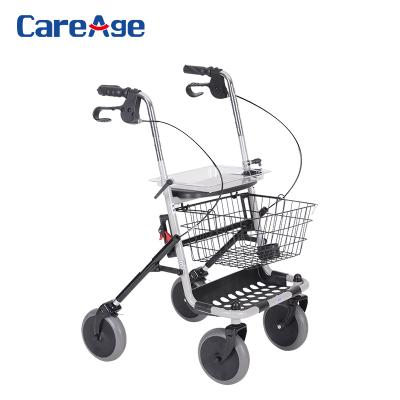 China CareAge Best Deal Steel Walker Rollator Lightweight Rollator For Adult Walker Rollator Ce for sale