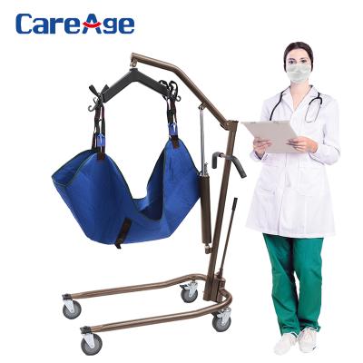 China Hoyer Crane Careage Hot Sales Easy To Use Manual Transportable Body Portable Hoists Transfer Hydraulic Patient Chair Lift at Amazon for sale