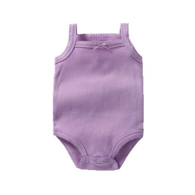 China 100% Cotton Bodysuit, Soft And Comfortable Baby Bodysuit, Sleeveless Baby Clothes Baby Romper for sale