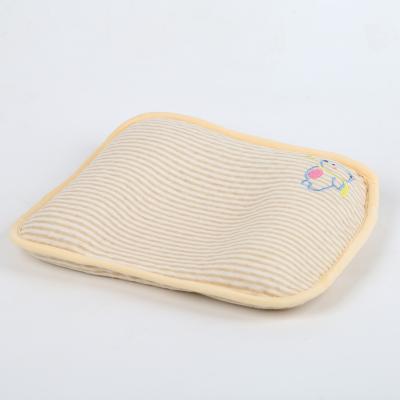 China Newest Design Cotton Baby Pillow Buckwheat Husk Pillow Anti-Static Support Newborn Baby Flat Head Pillow for sale