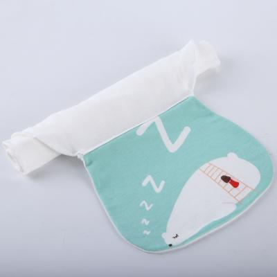 China Cute Infant Soft Back Baby Sweat Towel QUICK DRY Sweat-absorbent Cloth Dry Run Cloth Six-Layer Gauze Towel Kids Baby Towels for sale