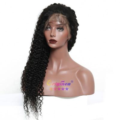 China Long 360 Lace Front Wigs Peruvian Top Straight Density Body Wave Hair 100% Unprocessed Human Hair 180 360 Lace Frontal Wig for sale