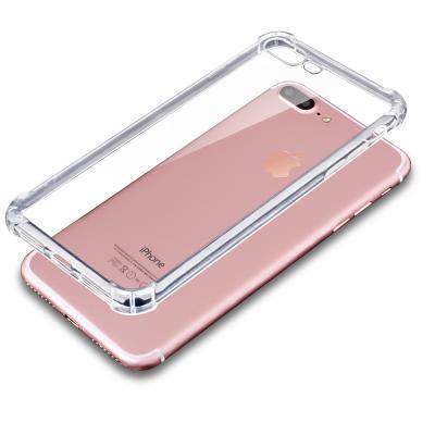 China Ultra Shockproof Soft Crystal Clear Shock Absorption Technology Soft TPU Cover Case For iPhone 11 12 13 8 7 6 Series for sale