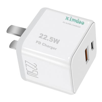 China Wholesale 2021 Mobile Phone/Tablet Laptop New PD Super Charging USB C Wall Adapter Type-C + QC3.0 20w PD 3.0 Fast Charging Charger For Android iPhoneSamsung for sale