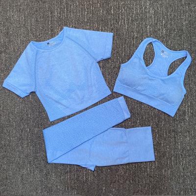 China Seamless Breathable Workout Yoga Sets Sports For Women Fitness Spandex Style Time Ahead Sportswear Pattern Wear Quantity for sale