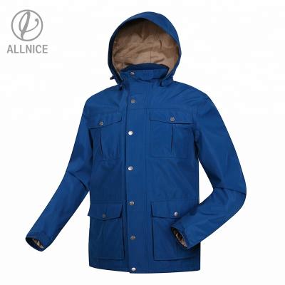 China Factory Men's Waterproof Pocket Jacket Breathable Chinese Multi Anorak Stitching Jacket Sport Increasing Outdoor Waterproof Clothing for sale