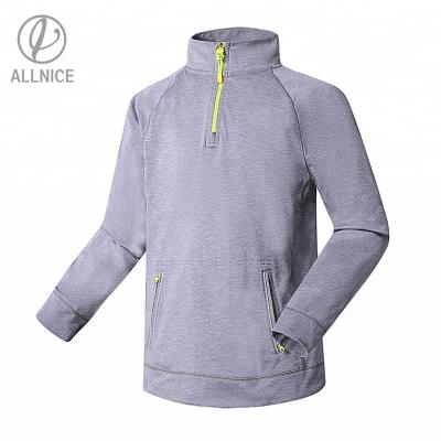 China OEM Men's Outdoor Zipper Anorak Sports Fluorescence Breathable Hoodies Oversized Pullover Half Sweatshirts Outdoor Anorak for sale