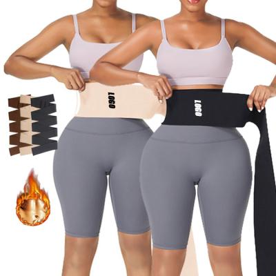 China Breathable Shapewear For Custom Logo Wear Bandage Belly Wrap Belly Wrap Belt Waist Trainer Latex Waist Trainers Women Shape for sale