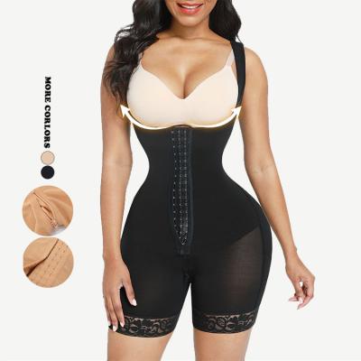 China Wholesale Breathable Tummy Control Waist Trainer Slimming Shaper Plus Size Shapewear Women Body Shaper for sale