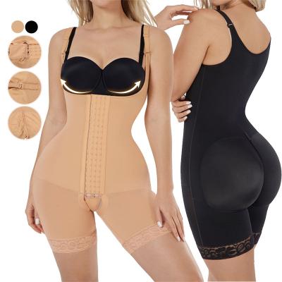 China Wholesale HEXIN 2022 Size Antibacterial High Breathable Plus Size Tummy Control Butt Lift Body Shapewear For Women for sale