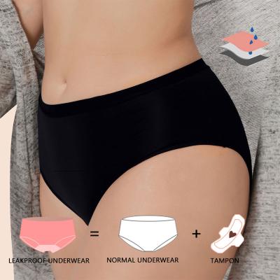 China HEXIN 4 Layers Breathable Wholesale Postpartum Underwear Women Plus Size Underwear Period Seamless Maternity Panties for sale