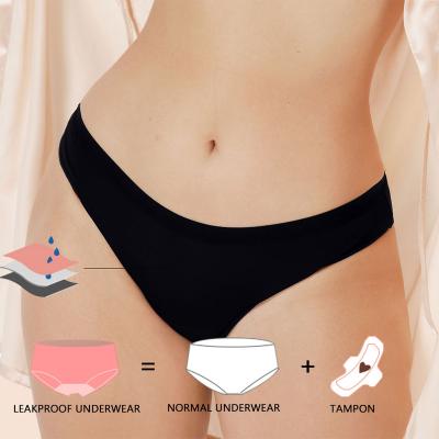 China HEXIN Breathable Wholesale 4 Layers Plus Size Menstrual Period Panties Postpartum Leakproof Underwear for sale