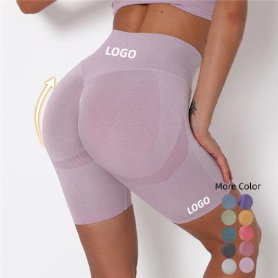 China Private Label Breathable Women High Waist Yoga Pants Shorts Elasticity Fitness Women Yoga Pants for sale