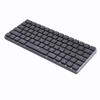 China Anti-ghosting Mechanical Radio Keyboard Teclado Gaming Low Profile Mechanical Keyboard For iPad for sale