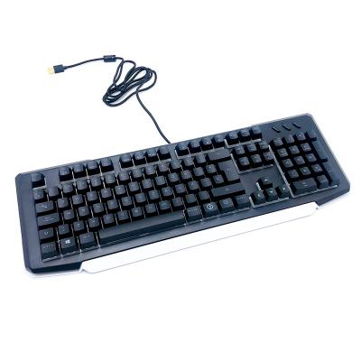 China Anti-Ghosting 104 Keys Full Flex RGB Lighting Semi-mechanical Feeling Gamer Membrane Type Keyboard for sale