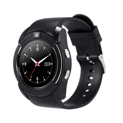 China New Style GPS Navigation Colorful Smart Watch V8 Round Screen Men Sport Wristwatch With Camera SIM Card Slot V8 Touch Screen Wrist Smartwatch for sale