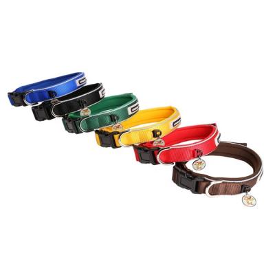 China 2019 DETACHED Dog Collar Nylon Multicolor Soft Padded Small Large Adjustable Collars Dog Puppy Pet Supplies for sale