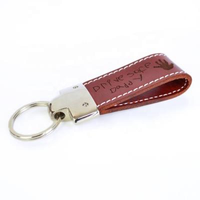 China For Birthdays and Wedding Party or Groomsmen Gifts Leather Key Ring Custom Made Engraved Keychains China Manufacturer for sale