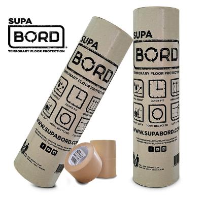 China SupaBord Industrial Temporary Paper Heavy Duty Building Protection Floor Protection Paper Roll Outdoor Custom Printing 600gsm for sale