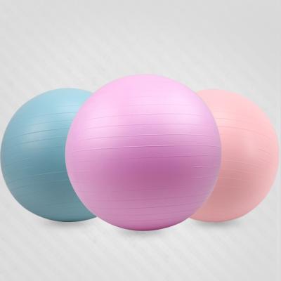 China Eco-friendly 25cm 55cm 65cm 75cm Yoga Ball Balance PVC Yoga Ball Eco-Friendly Custom Gym Exercise Anti Burst Ball for sale