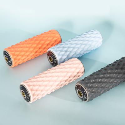 China Eco-friendly High Density Vibrating Electric Deep Tissue Massage Foam Roller Gym Fitness Equipment 3 Styles Long Large for sale