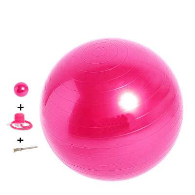 China Custom Eco Friendly Products Eco Friendly Exercise Custom Ball 55cm, 55cm Yoga Ball Logo Gym Set for sale