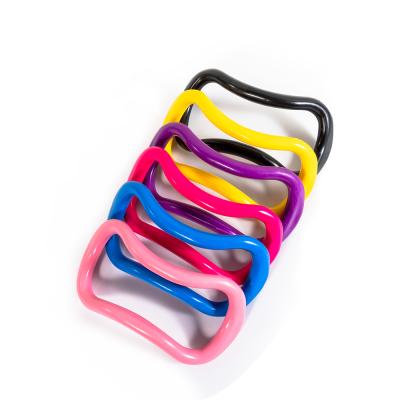 China New Arrival Portable Cheap Custom Made Wave Stretch Exercise Pilates Rings Multifunctional Yoga Stretch Ring for sale