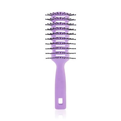 China Comfortable Waterproof Vent Hair Brush Wholesale Customized Logo Curly Hair Detangling Brush for sale