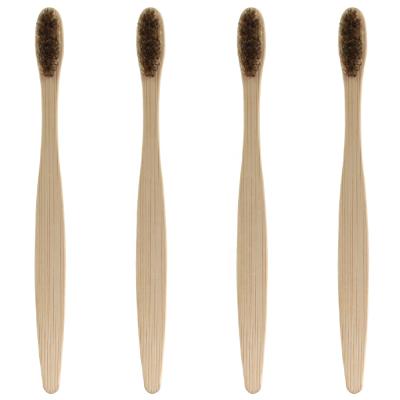 China Contract Wholesale100% Natural Private Label Bamboo Wooden Edge Brush for sale