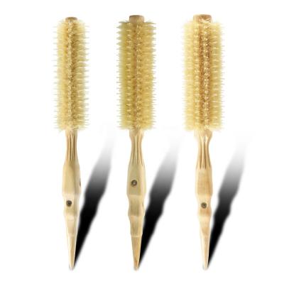 China Wholesale Round Spot Diamond Hair Salon High End Family Dedicated Hair Comb High Temperature Resistant Wooden Hair Comb for sale