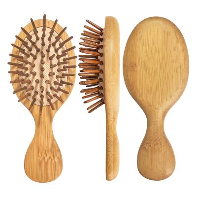 China Comfortable Manufacturer Private Label Professional Bristle Massage Bamboo Hair Brush for sale