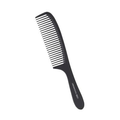 China Fashionable Appearance Black Straight Hair Comb Beauty Heat Resistant Comb Custom Logo For Salon Use Hairdressing Tools Haircut for sale