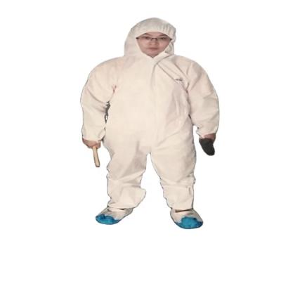 China Full Body Unisex Zipper Disposable Coveralls with A Level Protection for sale