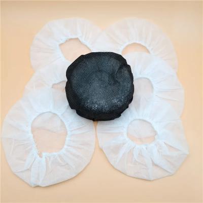 China Breathable Black Hypoallergenic MRI Headphone Covers UV and Heat Resistant 2.5 Ounces for sale