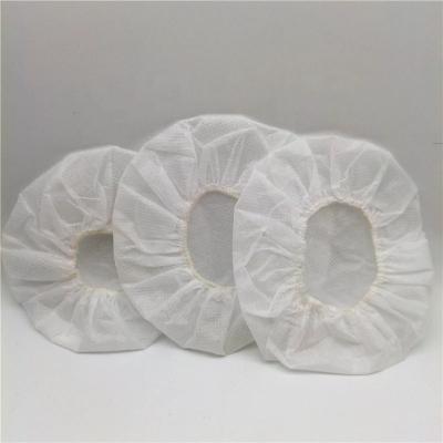 China 50pcs/bag White Non Woven Fabric Disposable Headphone Covers Protect Headphones From Dust And Dirt for sale