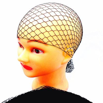 China 100pcs Black Hair Net Invisible Elastic Edge Mesh for sale