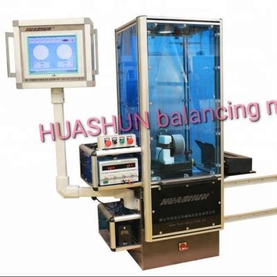 China External Rotor Motor HUASHUN Driveless Balancing Machine For External Rotor Of DC Motor for sale