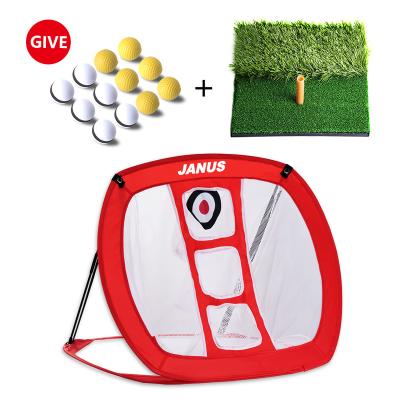 China JANUS Golf Practice Net Chipping Backyard For Beginner Pop Up Adjustable Golf Practice Net Warm Up Golf Training Aid JS-NET-01 for sale